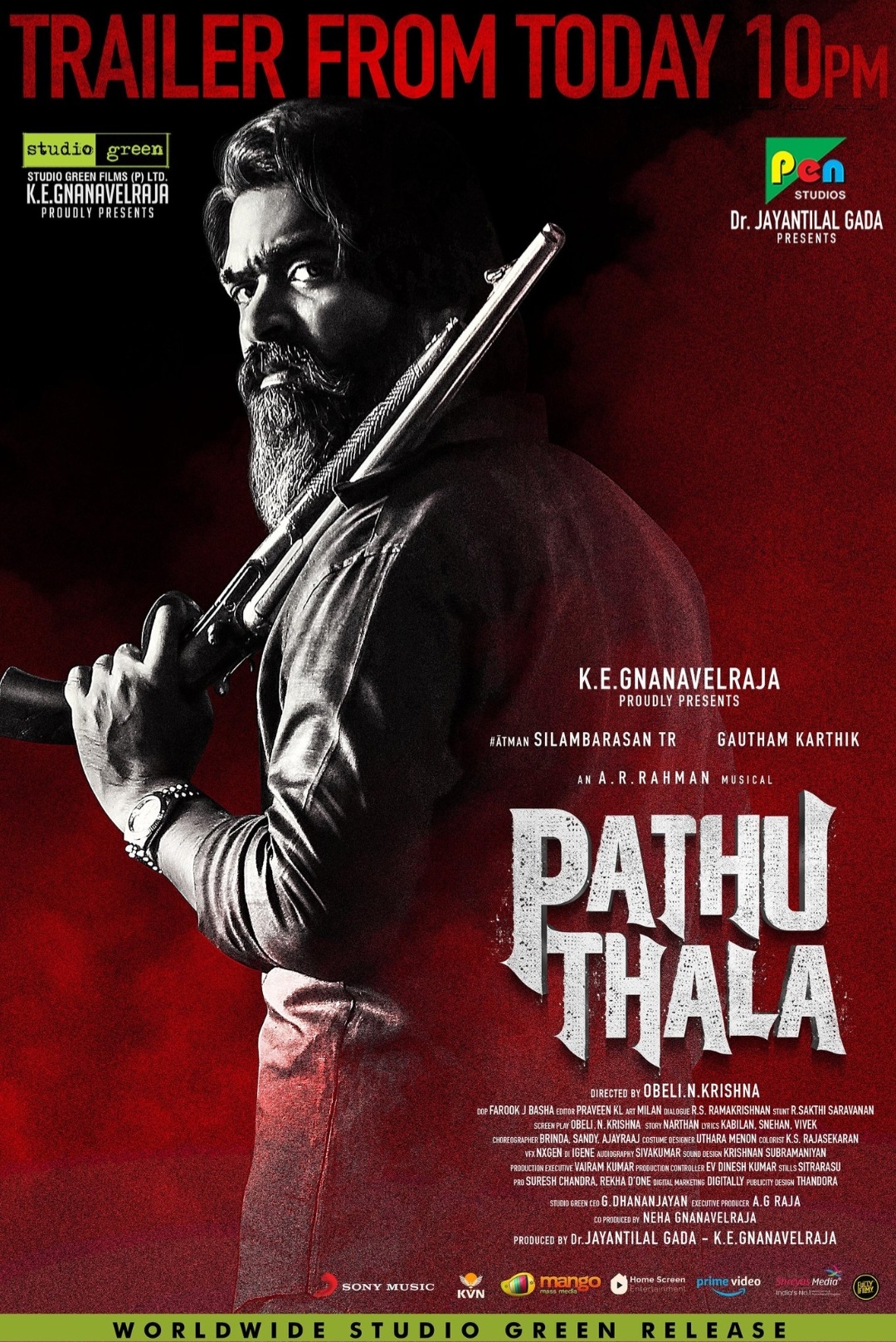 دانلود فیلم هندی Pathu Thala 2023 ( ده سر ) با زیرنویس فارسی